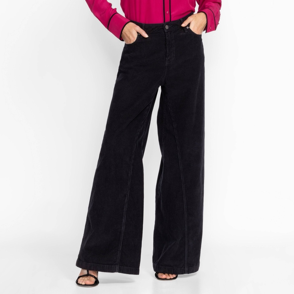 Like New Johnny Was Suki Wide Leg Black Pants Women’s Size 26